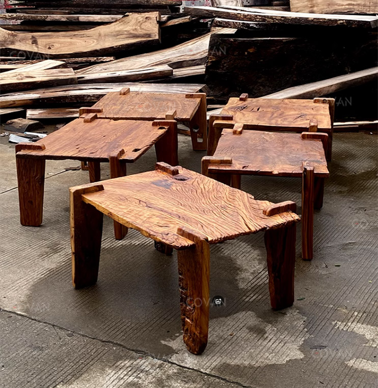 Wooden Furniture-Coffee Table-Surprise Quiet Wind Solid Wood Tea Table