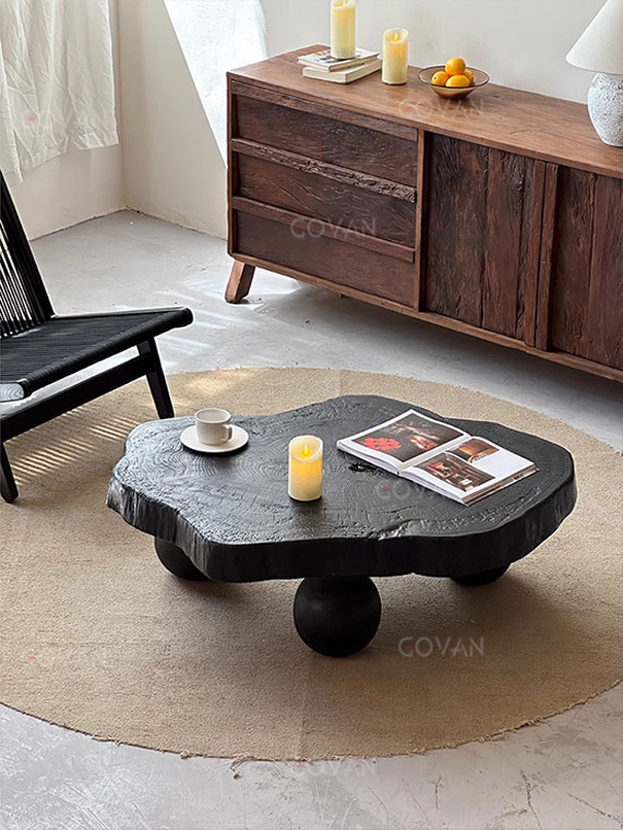 Wooden Furniture-Coffee Table-Special-Shaped Little Low Table