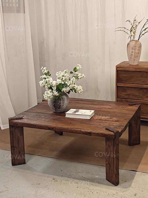Wooden Furniture-Coffee Table-Vintage Edge Table