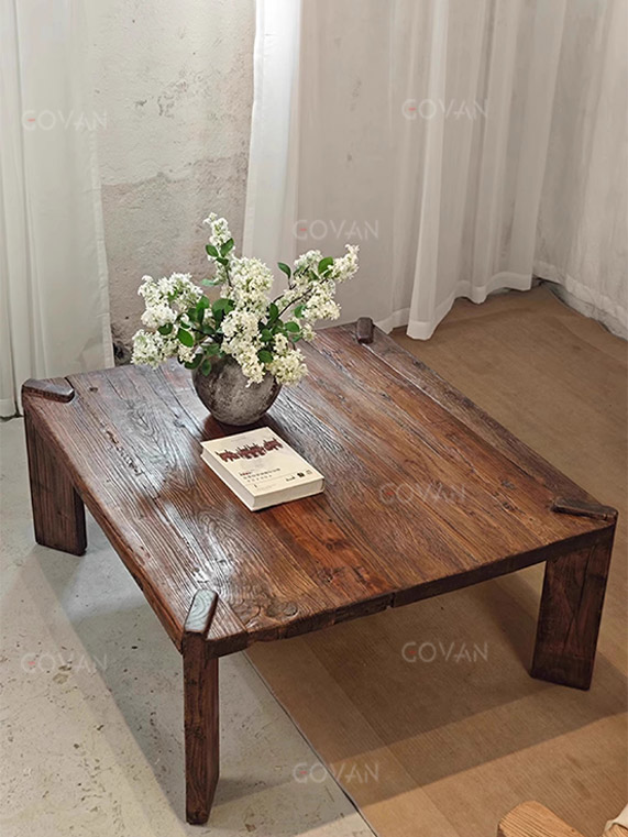 Wooden Furniture-Coffee Table-Vintage Edge Table