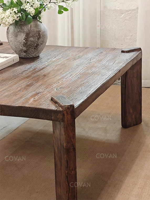 Wooden Furniture-Coffee Table-Vintage Edge Table