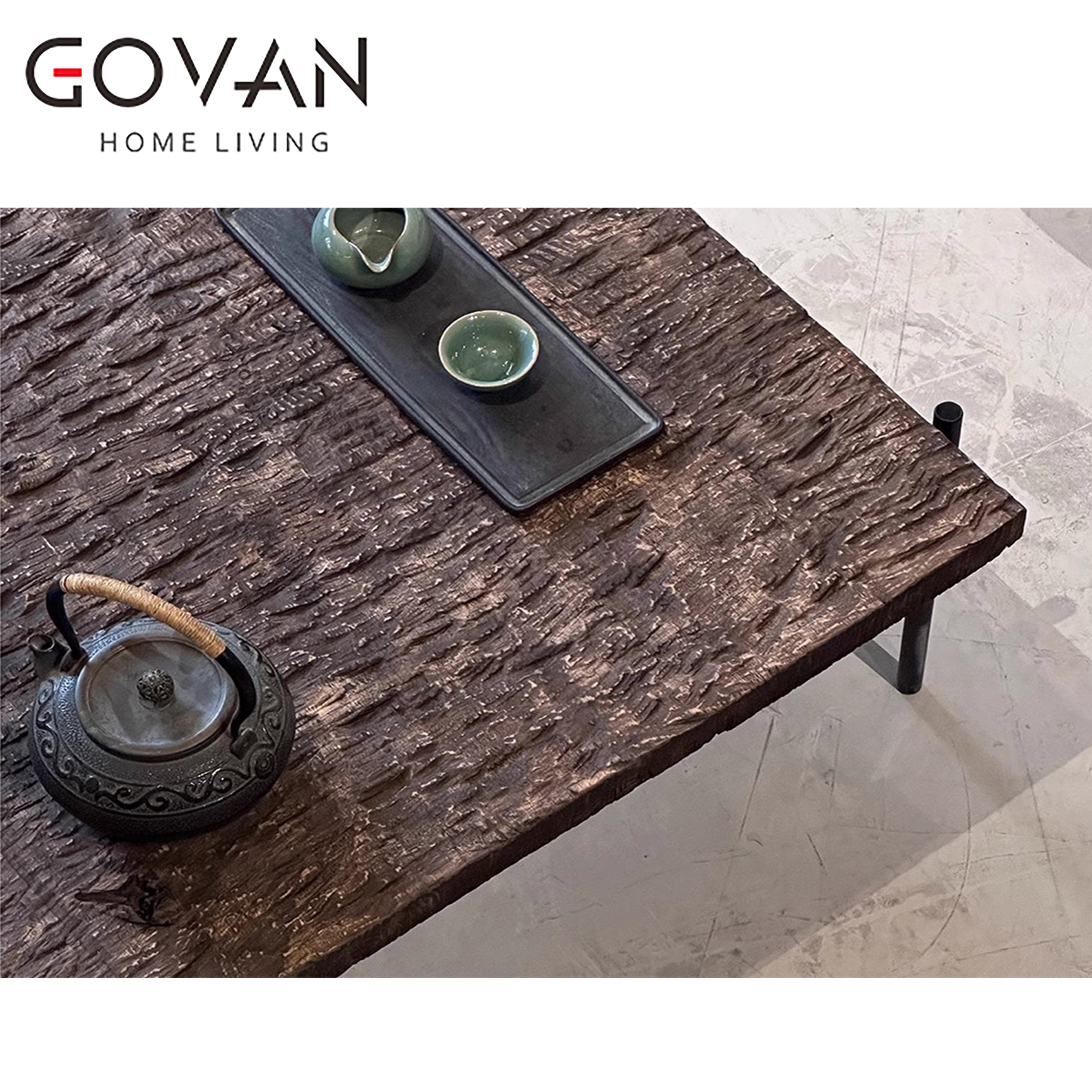Wooden Furniture-Coffee Table-A Thousand Rivers Pattern Coffee Table