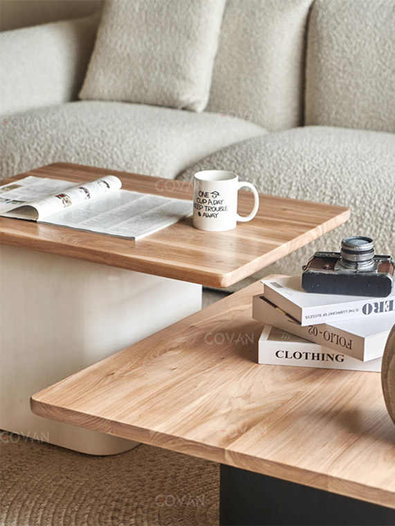 Wooden Furniture-Coffee Table-Medieval Combination Coffee Table