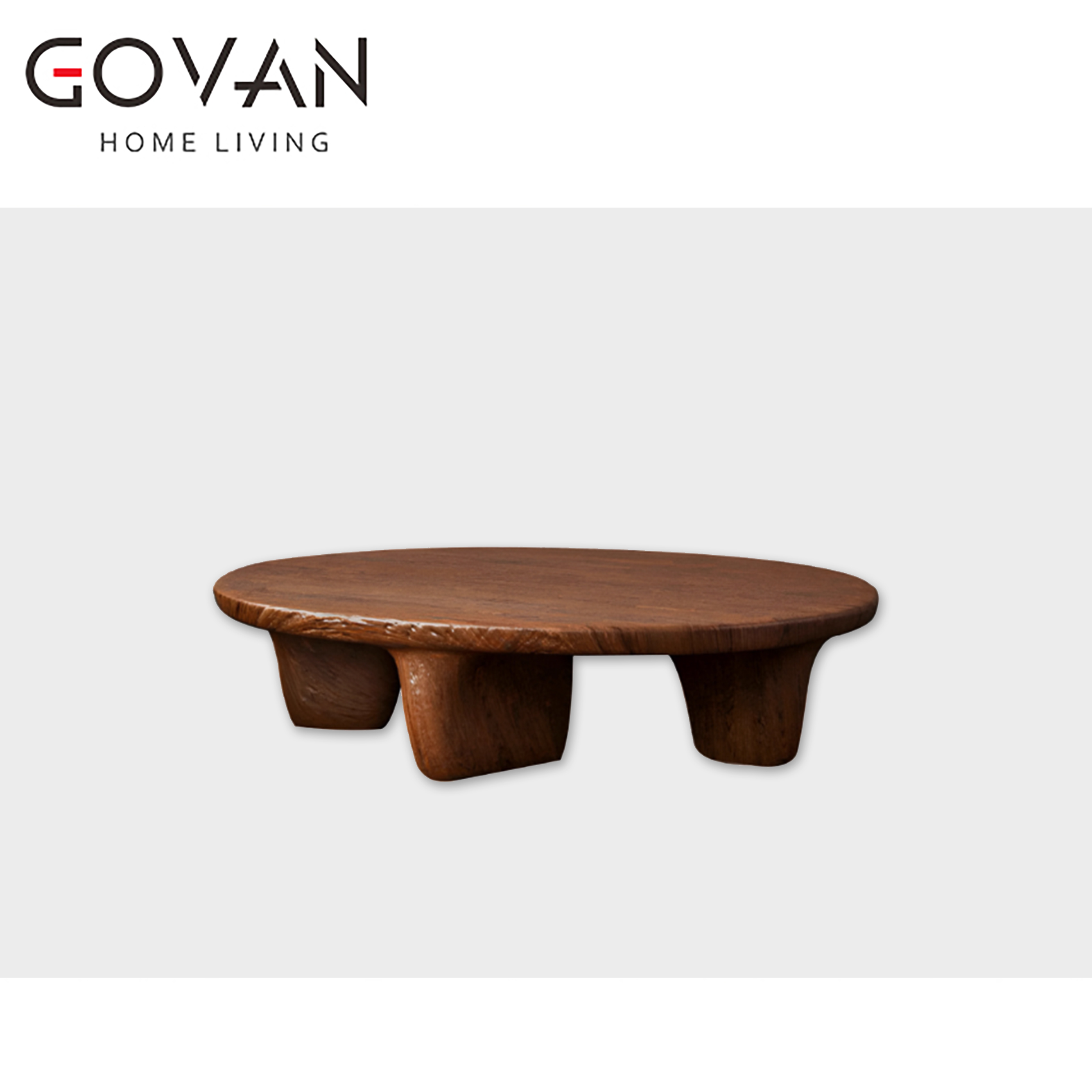 Wooden Furniture-Coffee Table-Surprise Quiet Wind Cobblestone Coffee Table