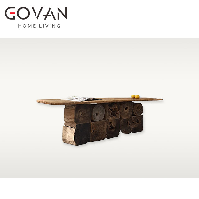 Wooden Furniture-Coffee Table-Natural Antique Wood Coffee Table