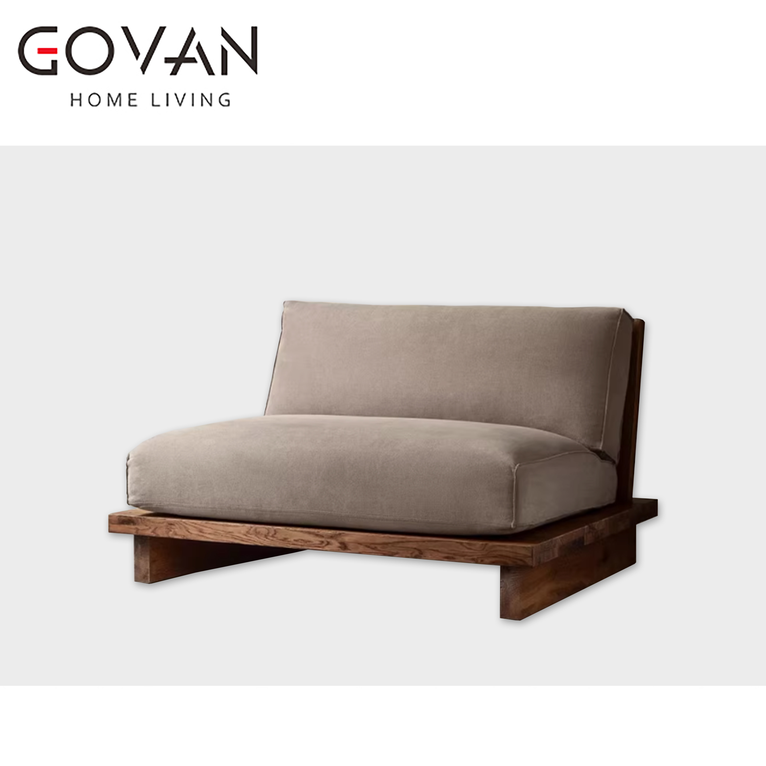Wooden Furniture-Sofa-American Country Retro Pine Sofa
