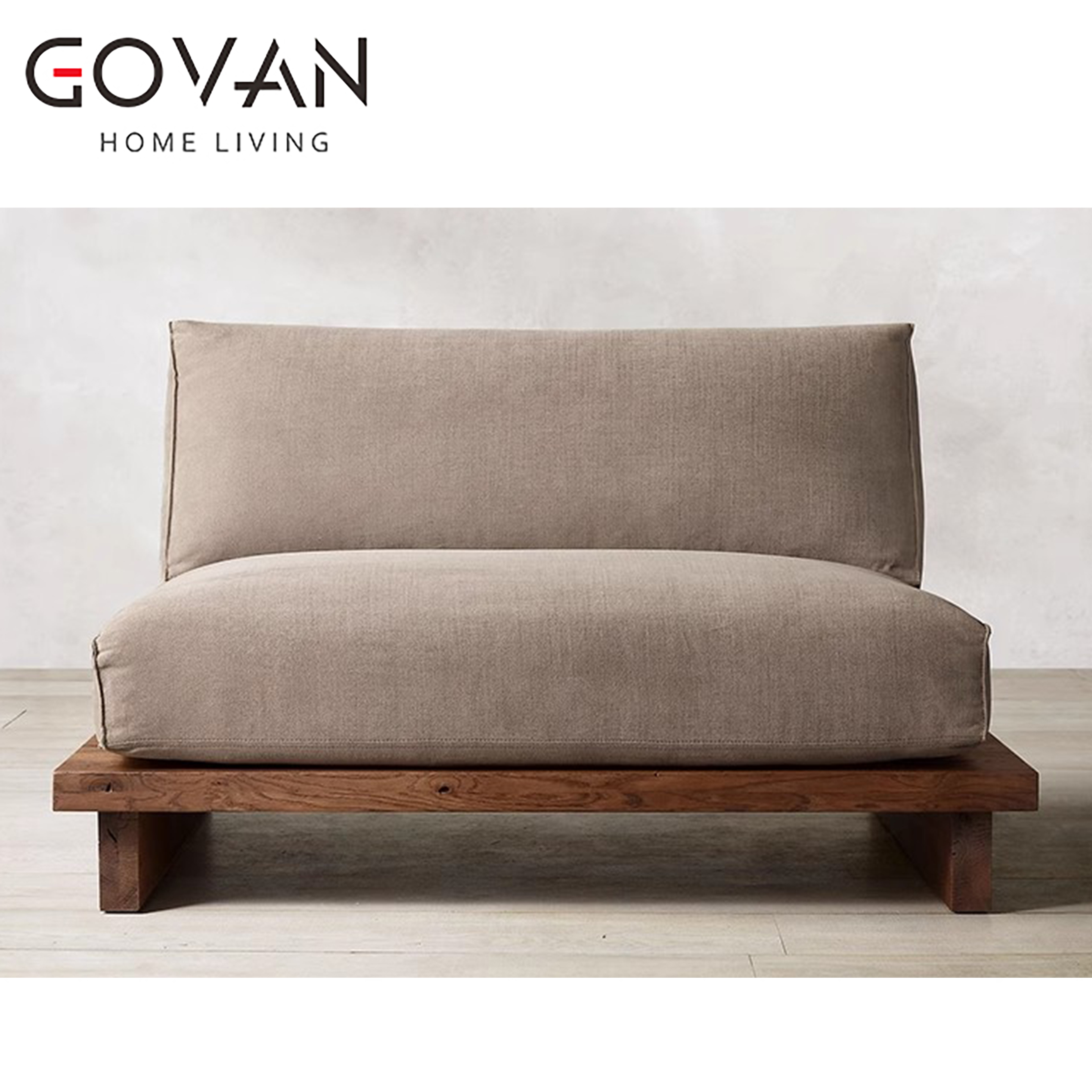 Wooden Furniture-Sofa-American Country Retro Pine Sofa
