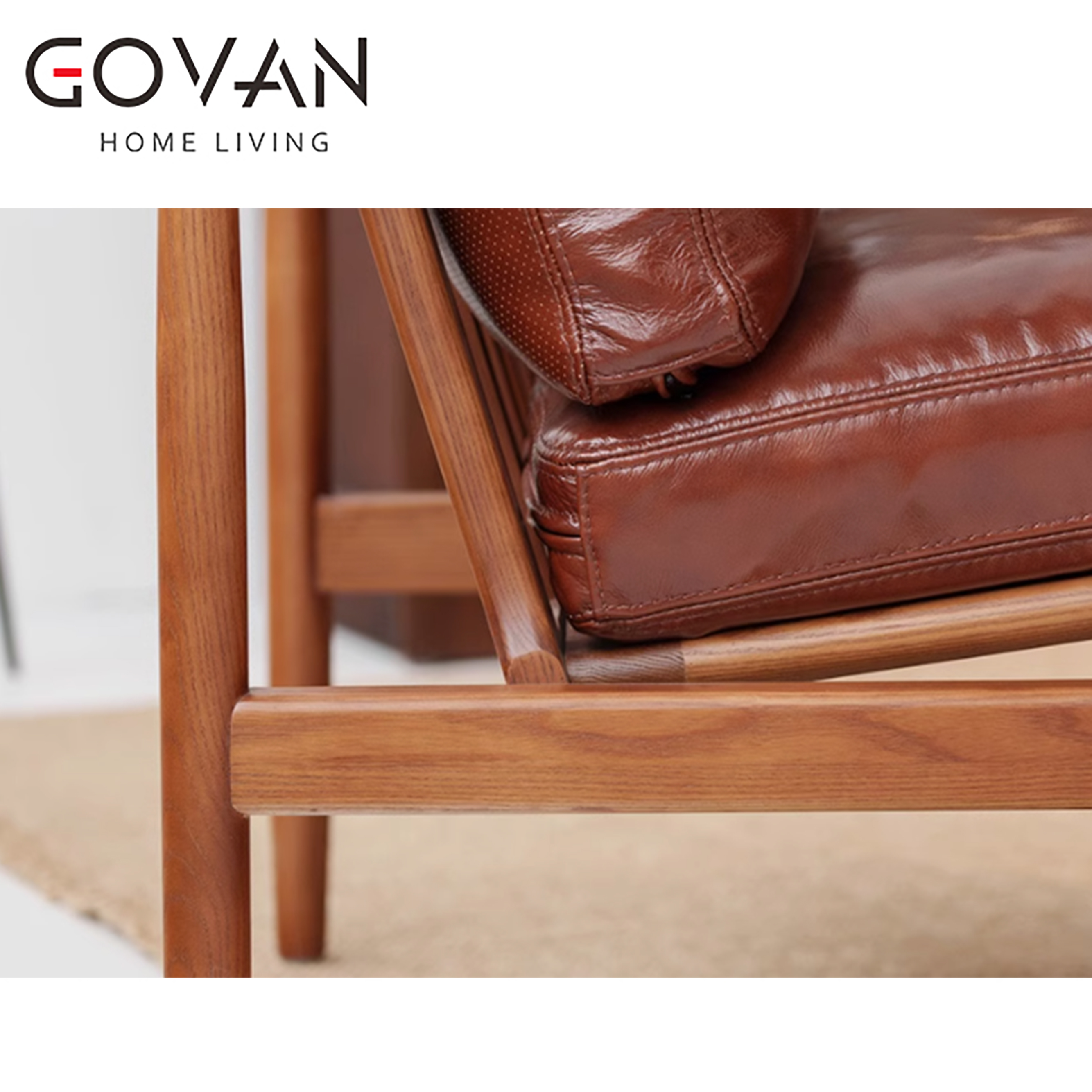 Wooden Furniture-Sofa-Vintage Nordic Solid Wood Chair