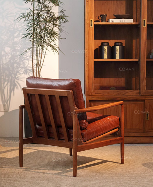 Wooden Furniture-Sofa-Vintage Nordic Solid Wood Chair