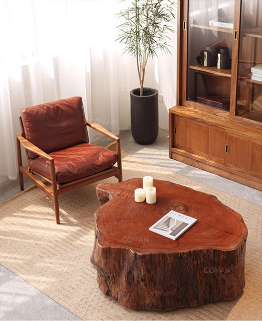 Wooden Furniture-Sofa-Vintage Nordic Solid Wood Chair