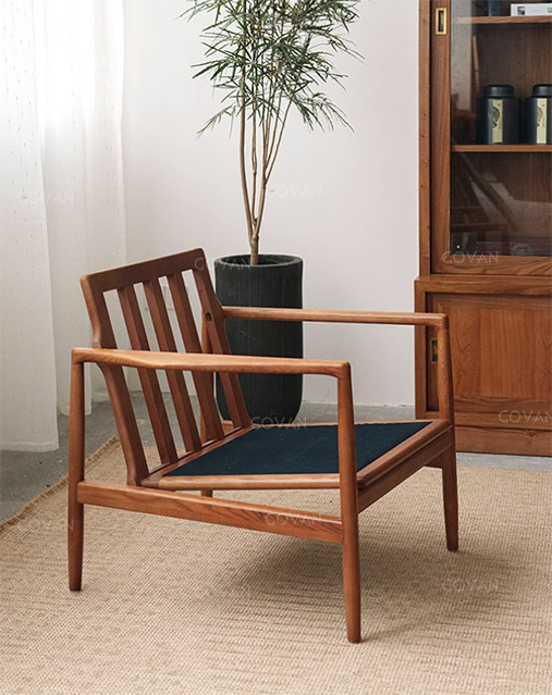 Wooden Furniture-Sofa-Vintage Nordic Solid Wood Chair