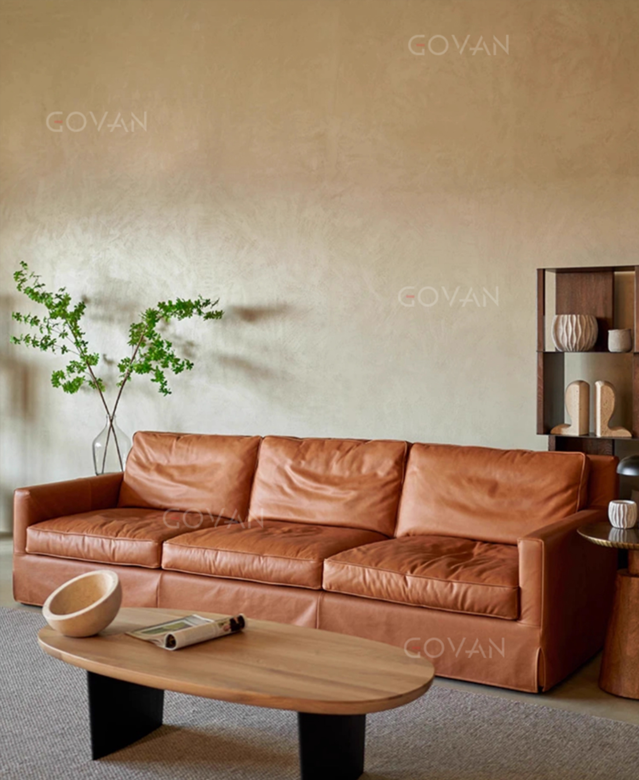 Wooden Furniture-Sofa-Scandinavian Retro Sofa