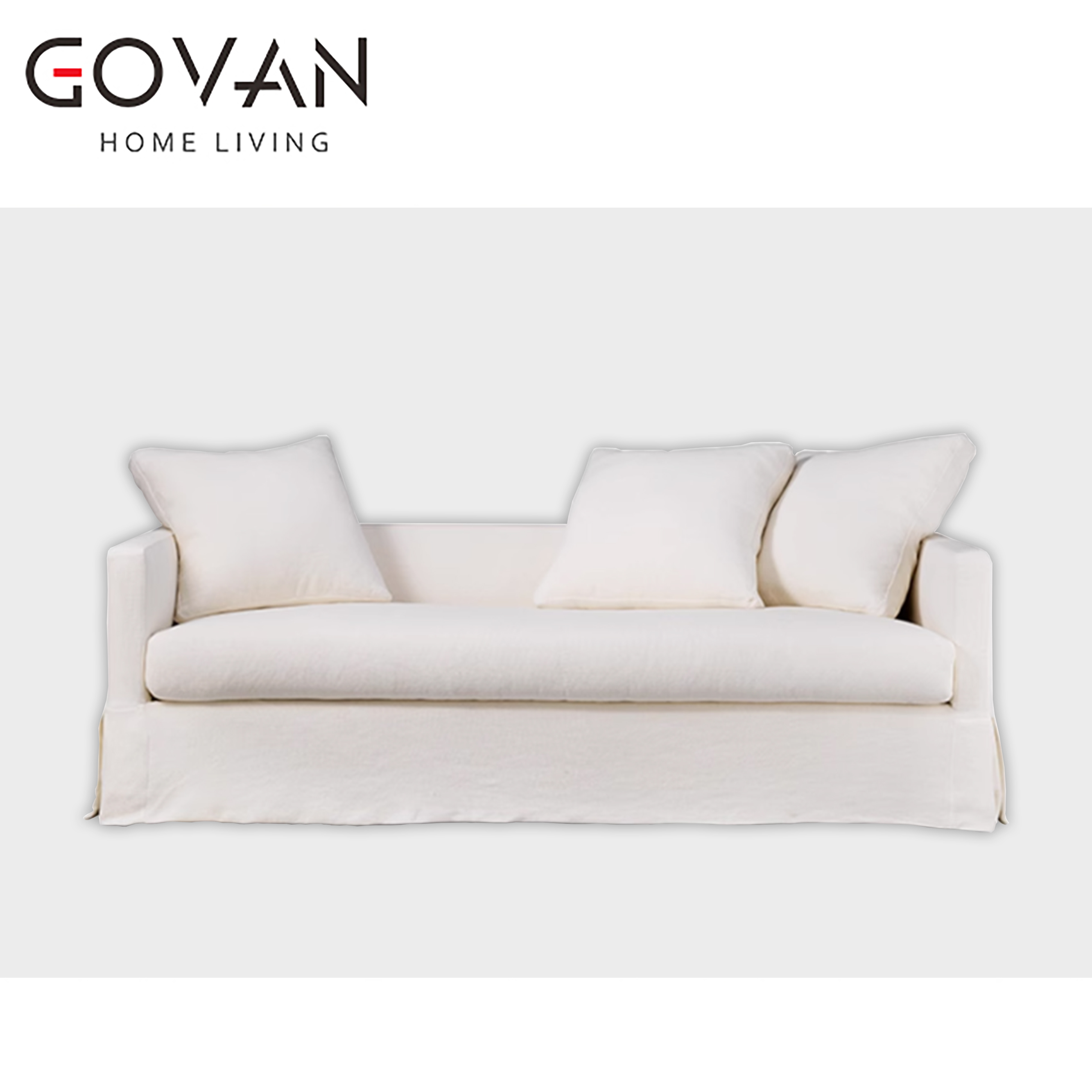 Wooden Furniture-Sofa-Japanese Simple Fabric Sofa