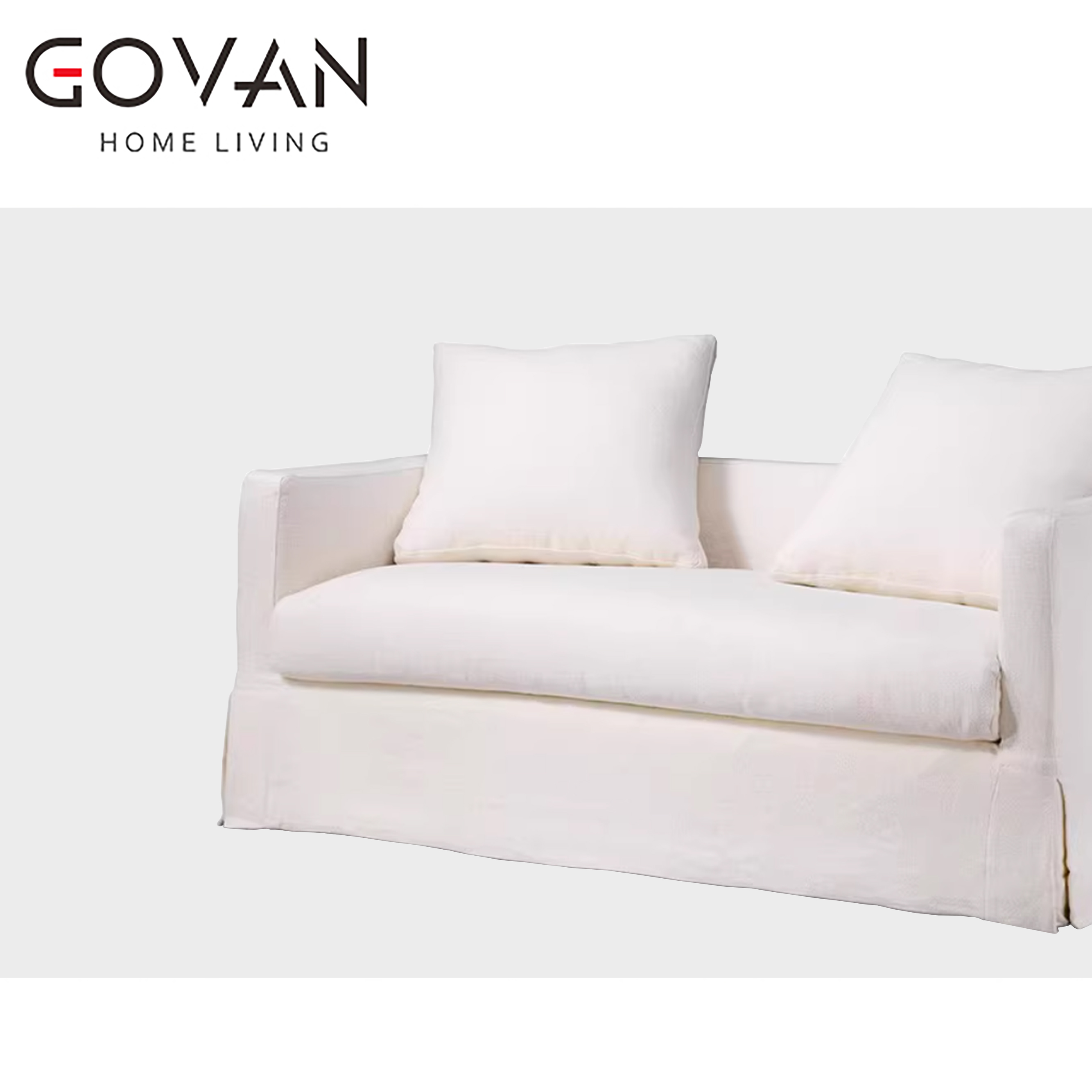 Wooden Furniture-Sofa-Japanese Simple Fabric Sofa