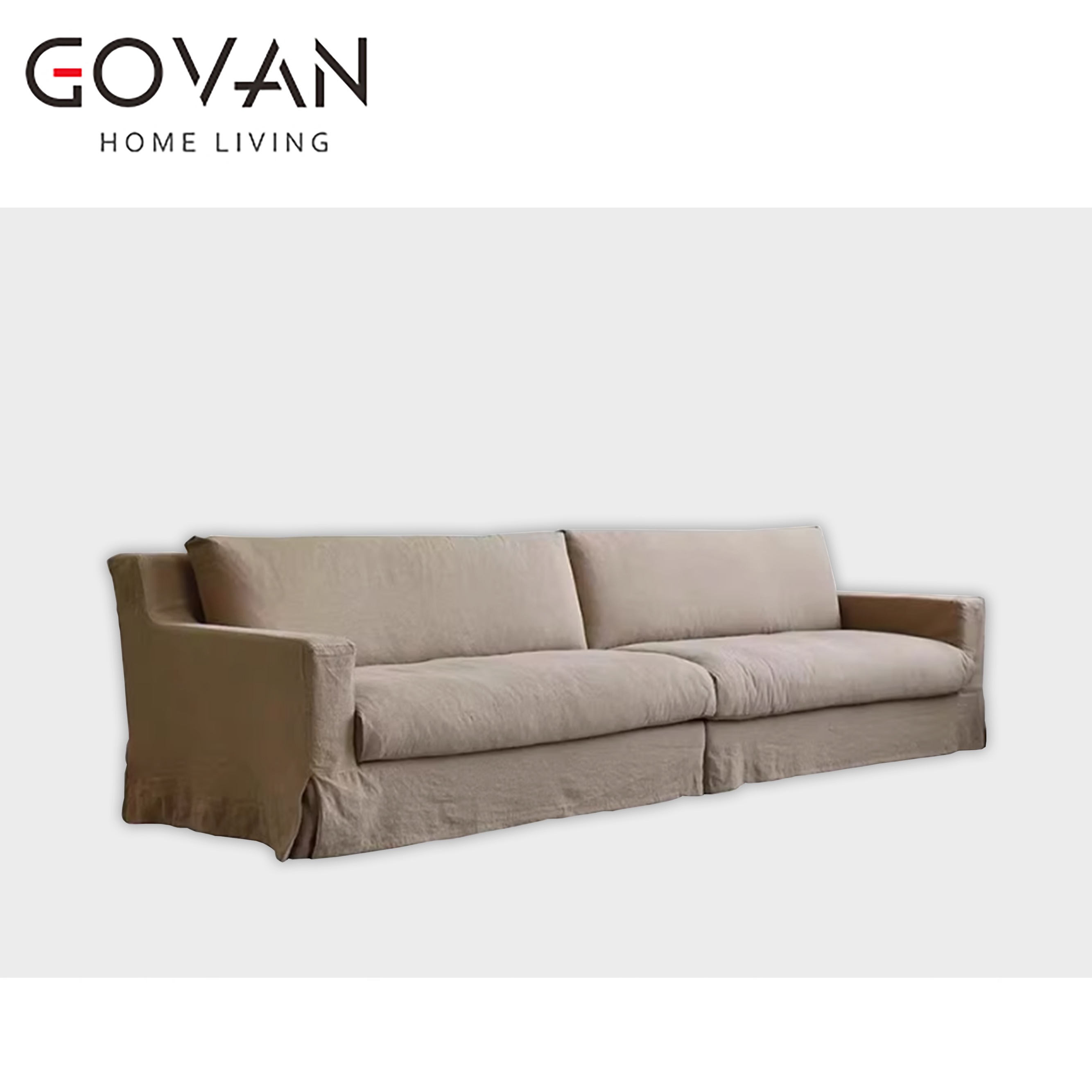 Wooden Furniture-Sofa-Japanese Linen Sofa
