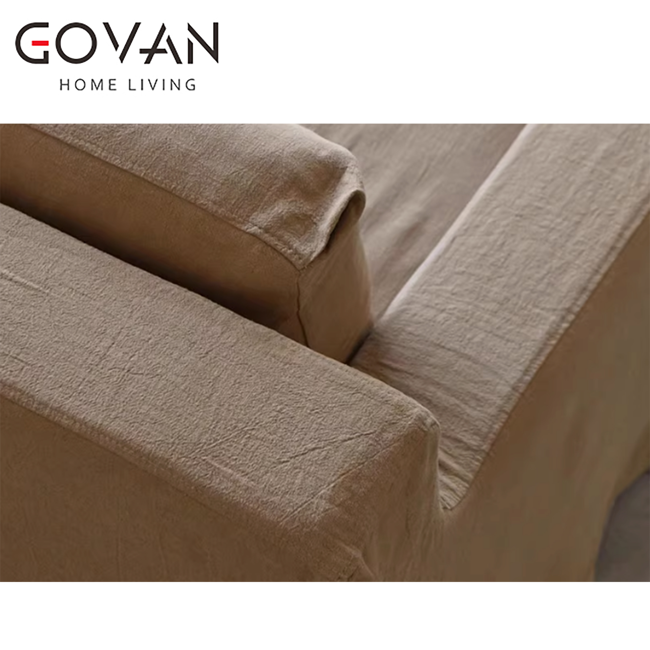 Wooden Furniture-Sofa-Japanese Linen Sofa