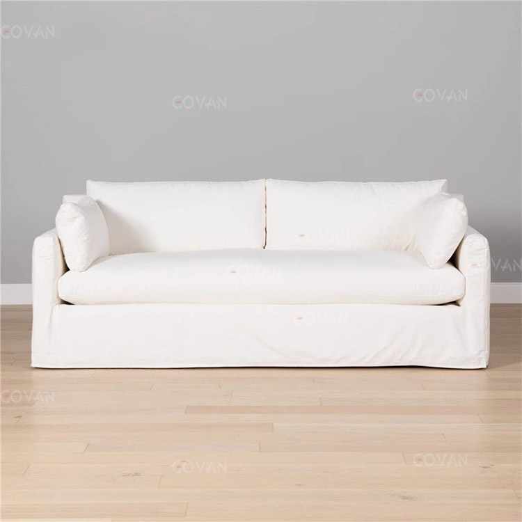 Wooden Furniture-Sofa-Nordic Small Apartment Simple Sofa