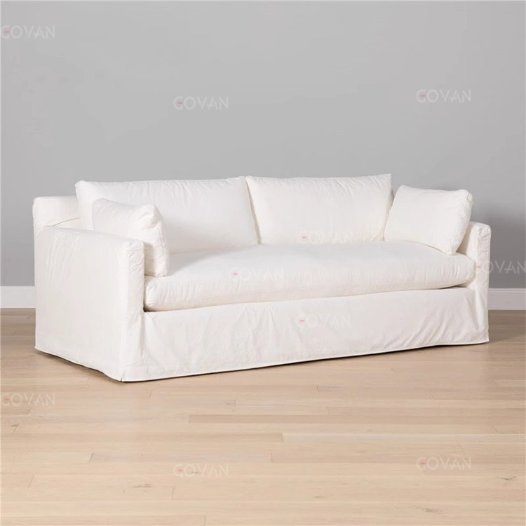 Wooden Furniture-Sofa-Nordic Small Apartment Simple Sofa