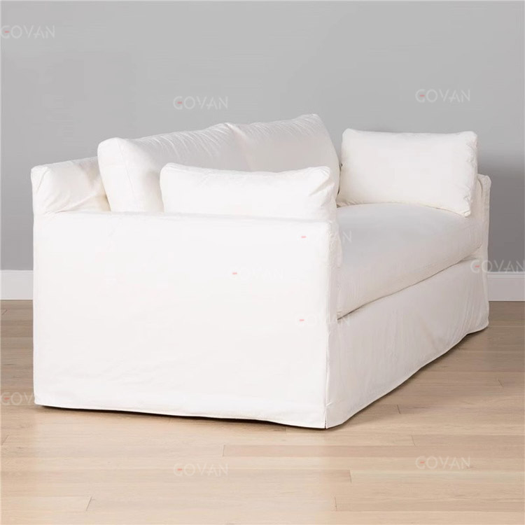 Wooden Furniture-Sofa-Nordic Small Apartment Simple Sofa