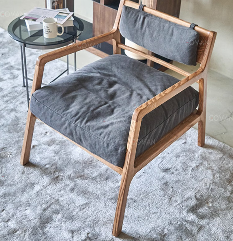 Wooden Furniture-Sofa-Ancient Style Single Sofa