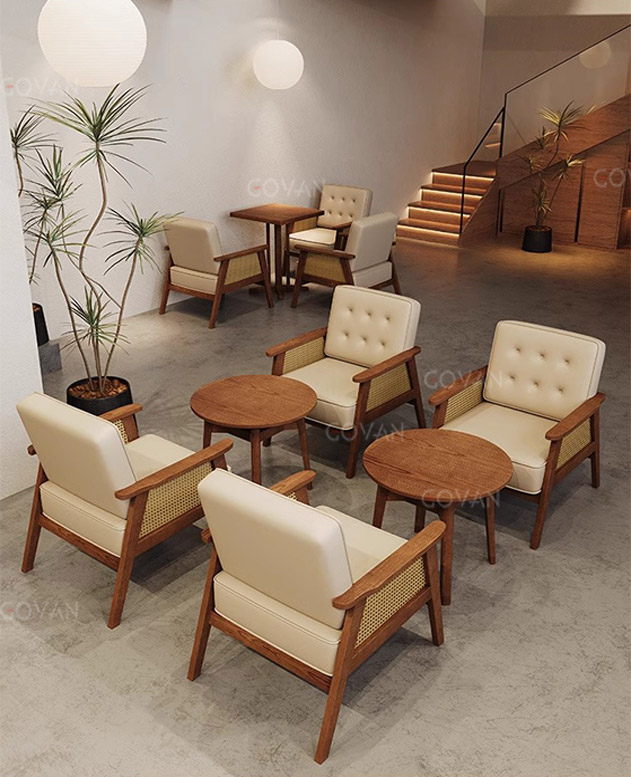 Wooden Furniture-Sofa-Retro Casual Sofa Chair