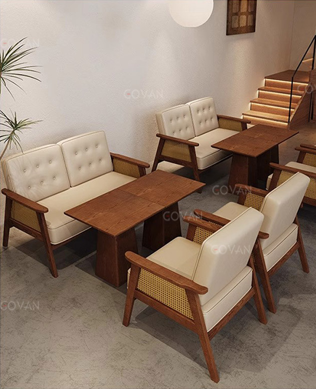 Wooden Furniture-Sofa-Retro Casual Sofa Chair