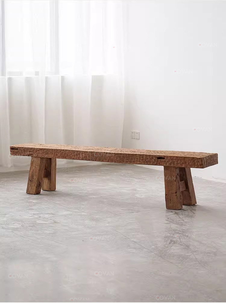 Wooden Furniture-Bench-Vintage Wood Bench
