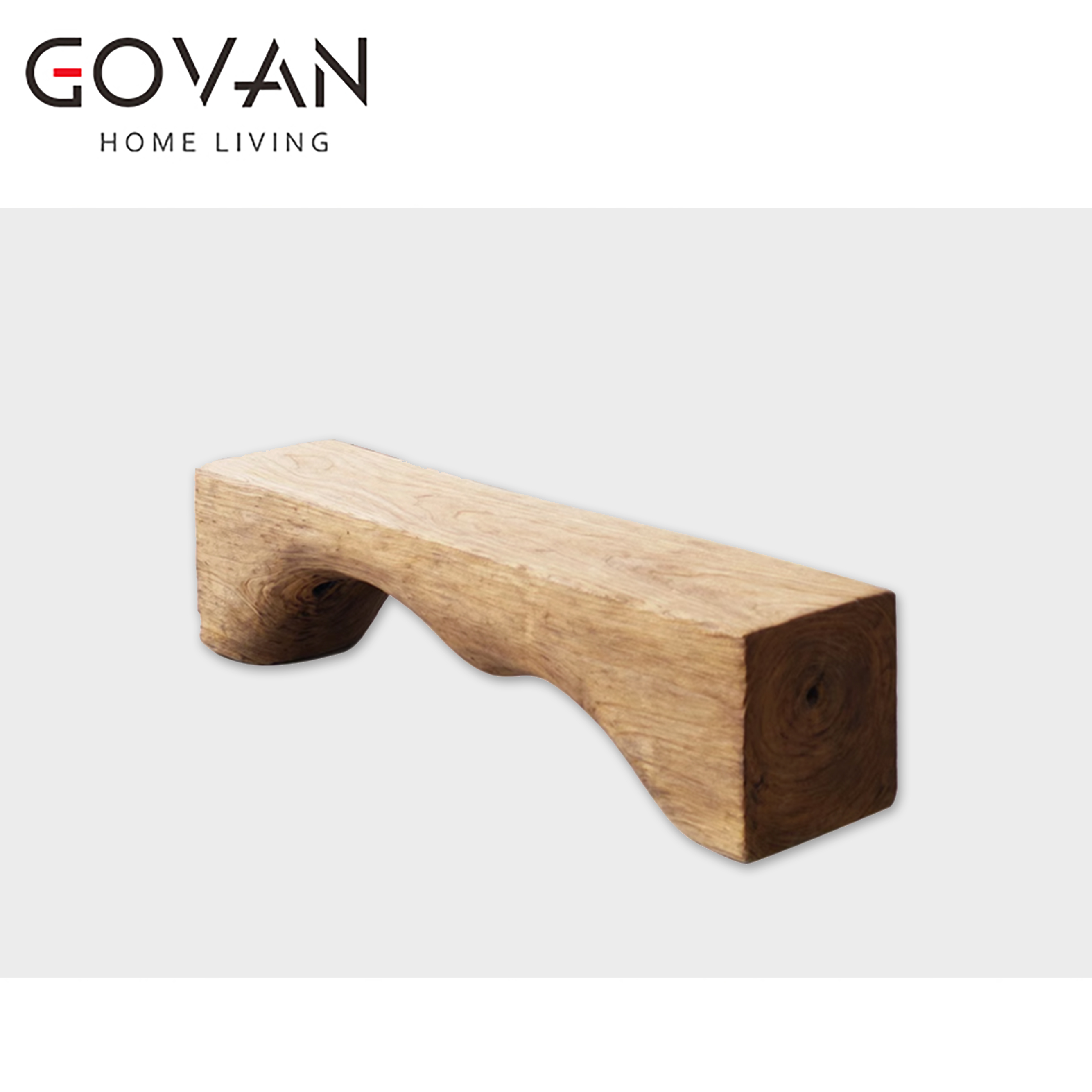 Wooden Furniture-Bench-Weathered Solid Wood Bench
