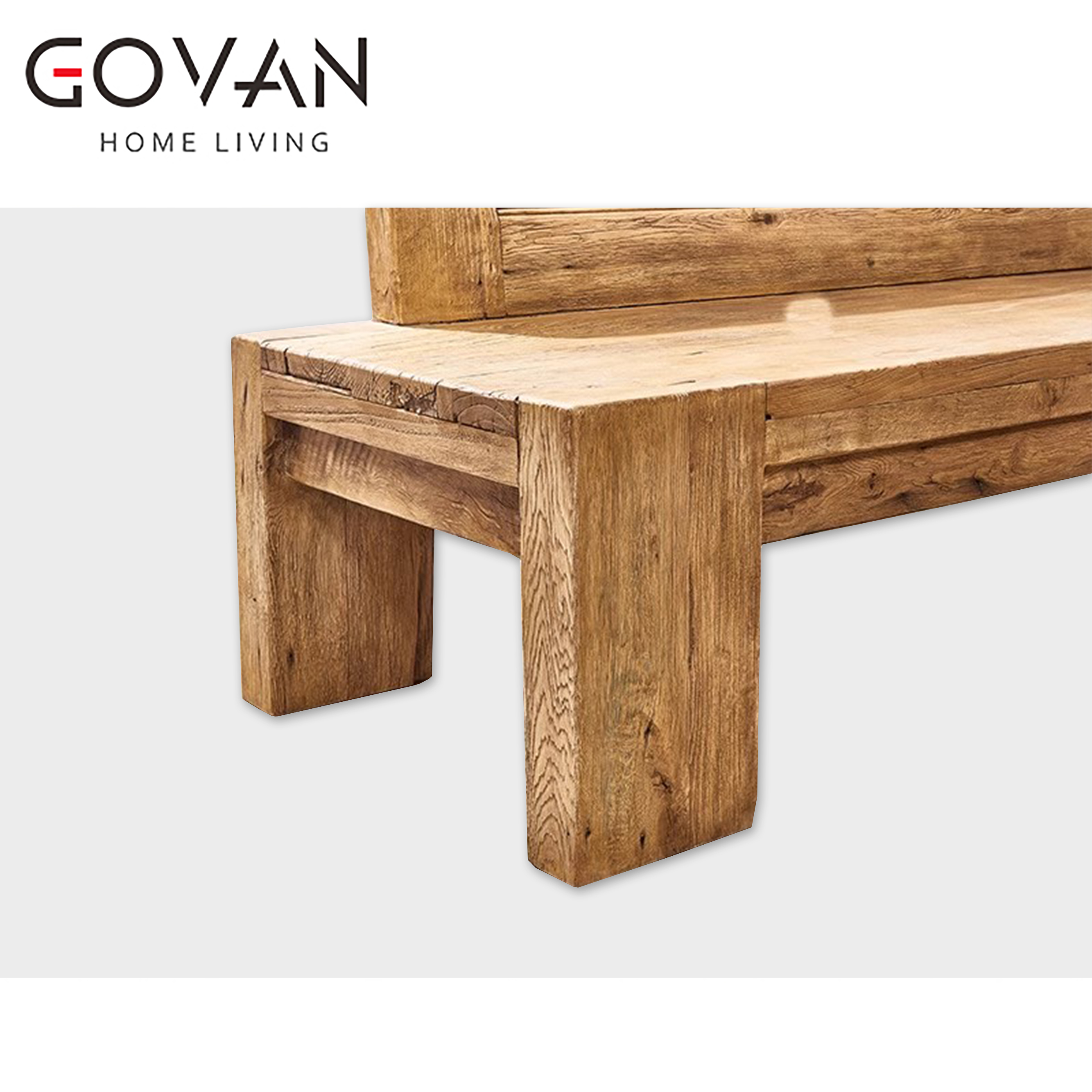 Wooden Furniture-Bench-Vintage Elm Sofa Chair