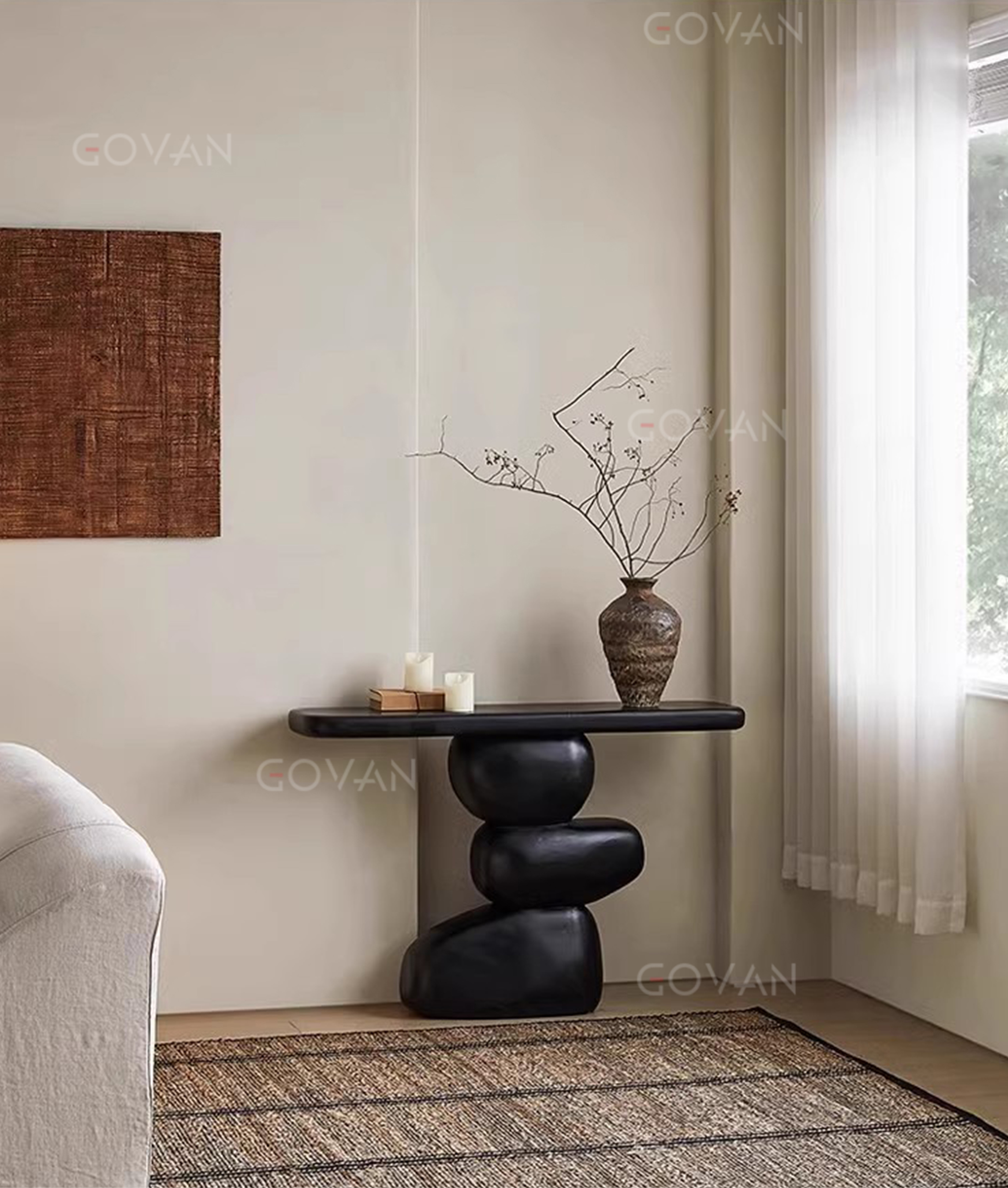 Wooden Furniture-Filing Desk-Cobblestone Wooden Entryway