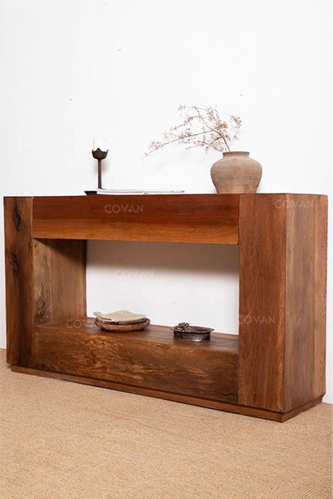 Wooden Furniture-Filing Desk-Medieval Zen Doorway Cabinet