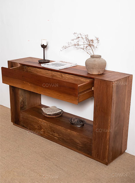 Wooden Furniture-Filing Desk-Medieval Zen Doorway Cabinet