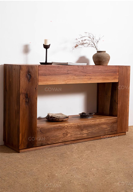 Wooden Furniture-Filing Desk-Medieval Zen Doorway Cabinet