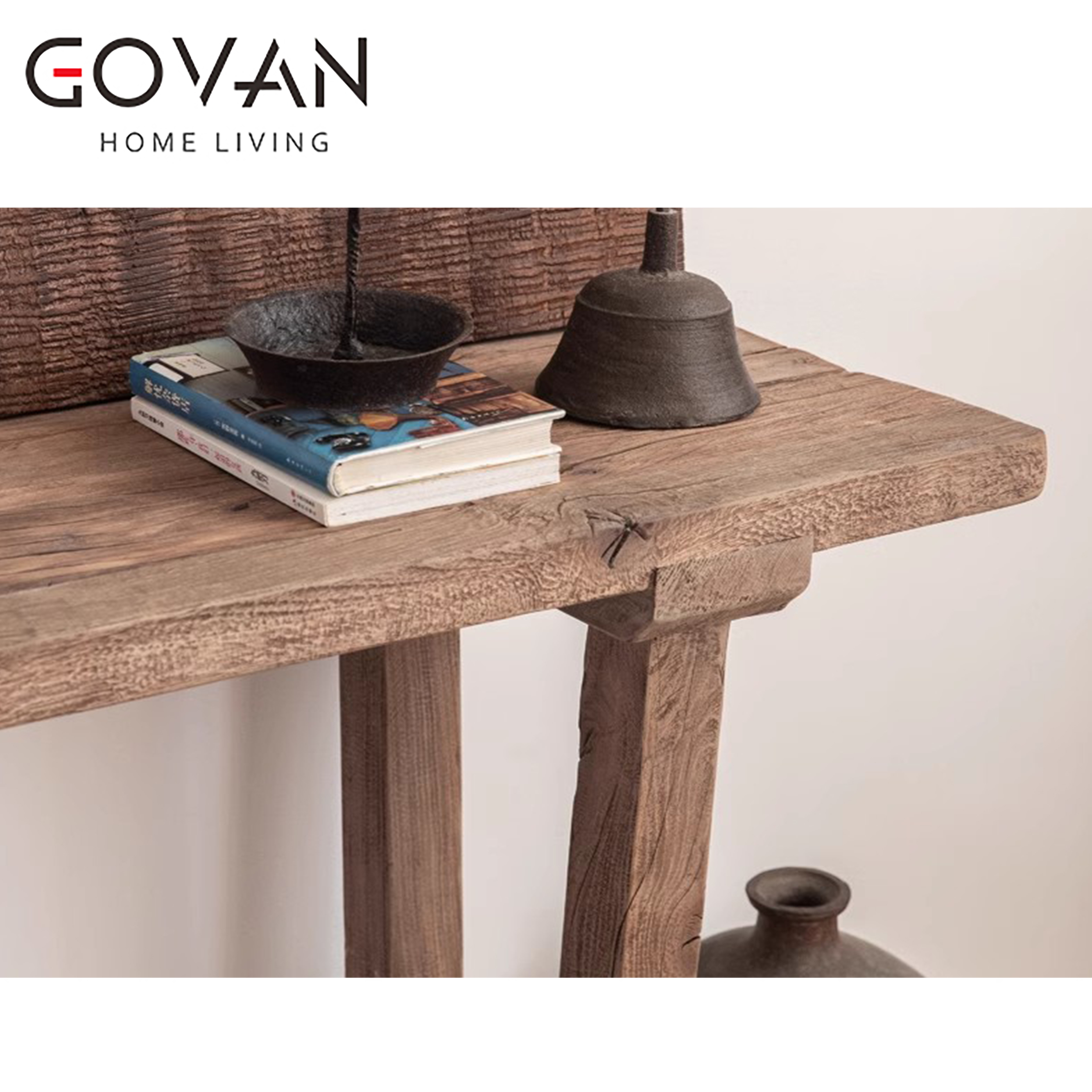 Wooden Furniture-Filing Desk-Zen Ancient Solid Wood Table