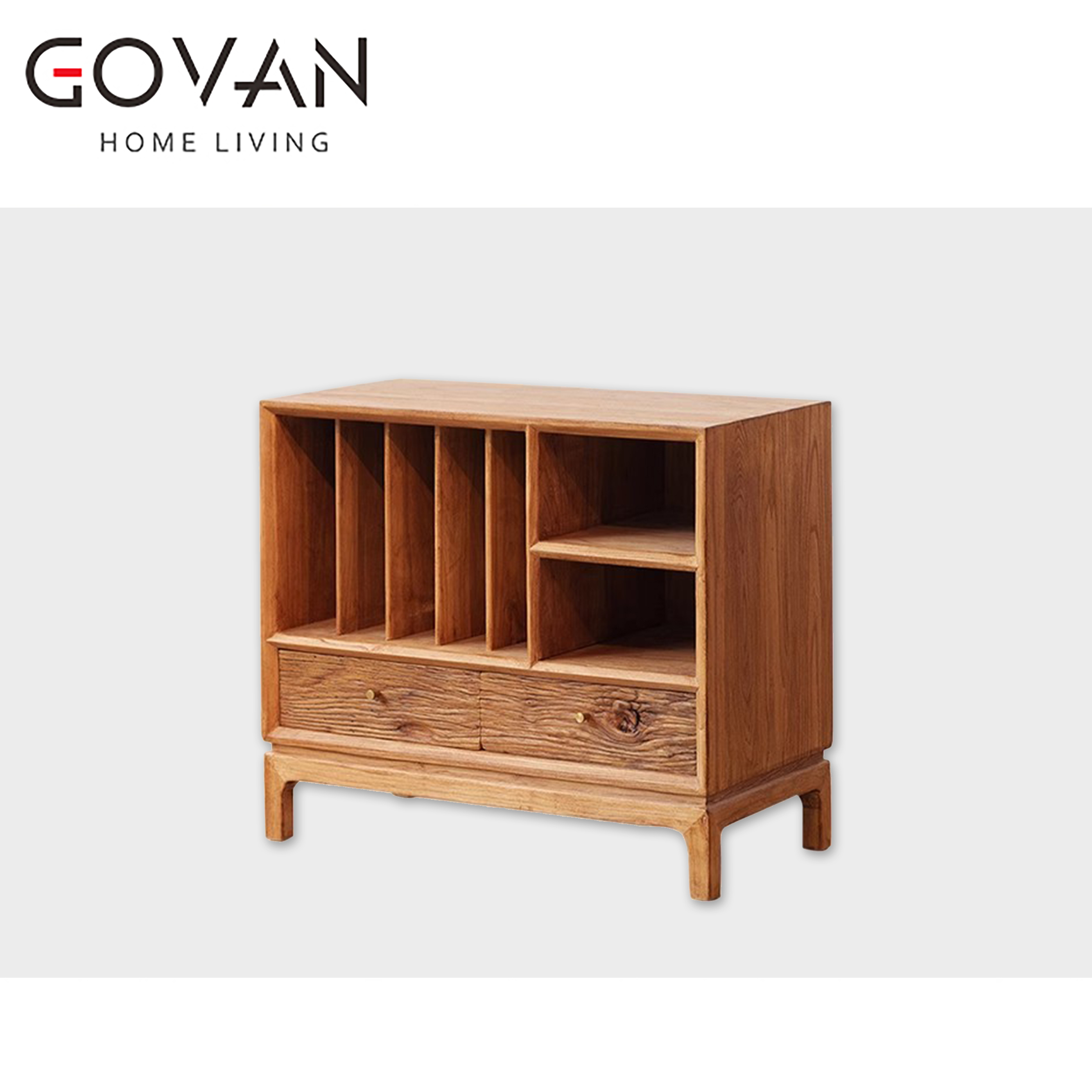 Wooden Furniture-Bedside Cupboard-Surprise Quiet Wind Solid Wood Low Cabinet