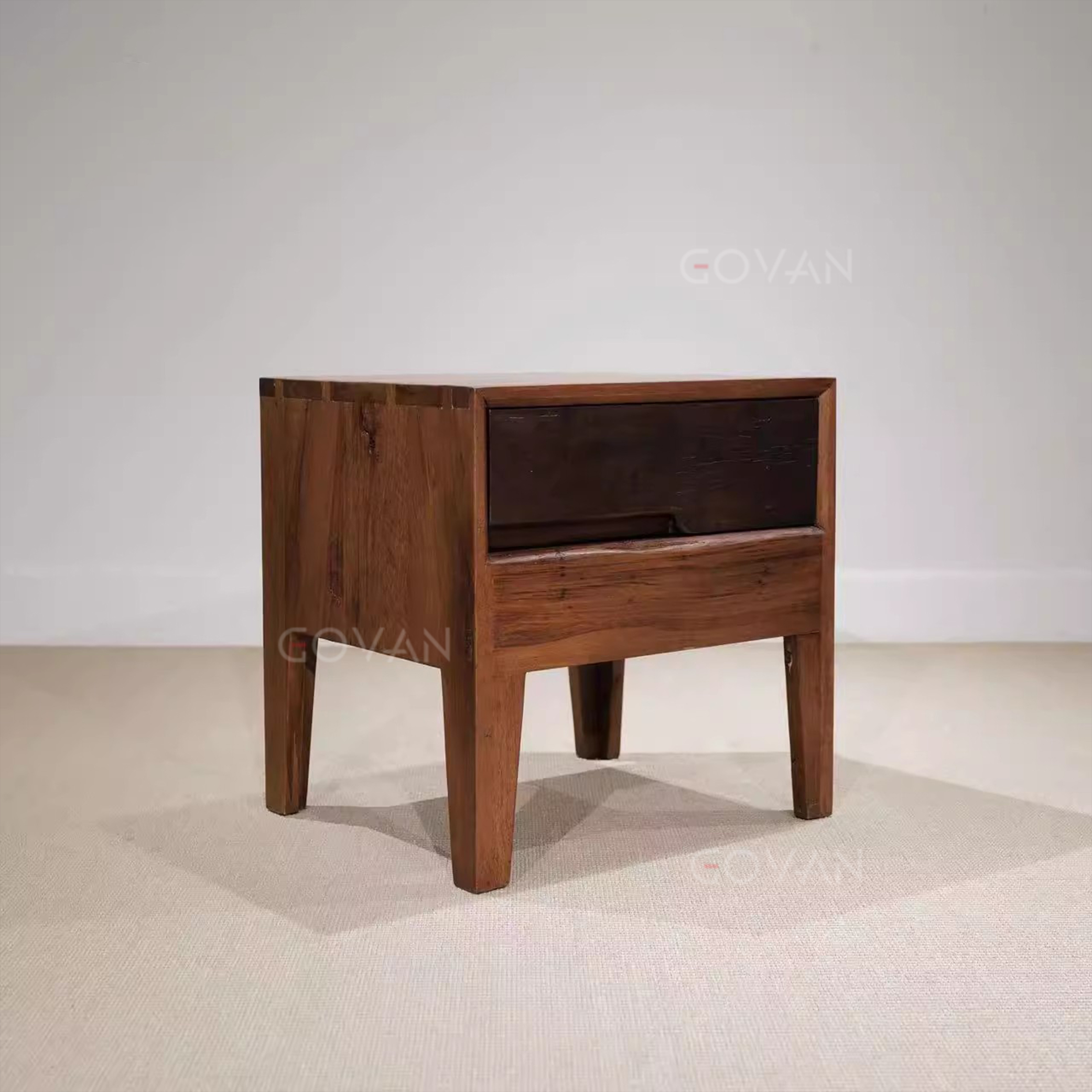 Wooden Furniture-Bedside Cupboard-Paya Ancient Wood Bedside Table