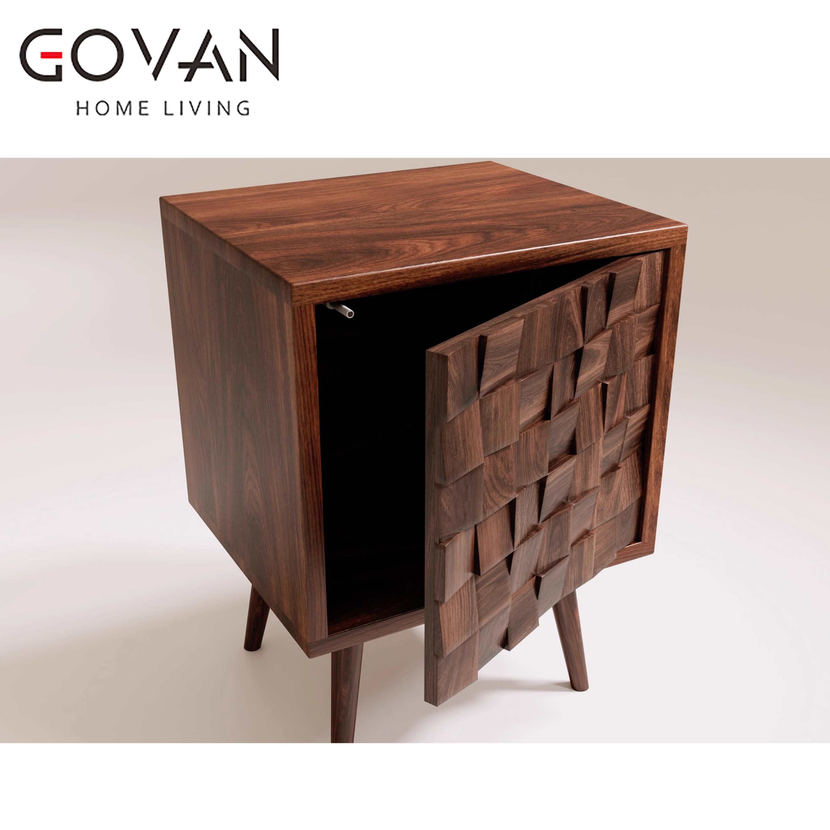 Wooden Furniture-Bedside Cupboard-Mosaic Nightstand