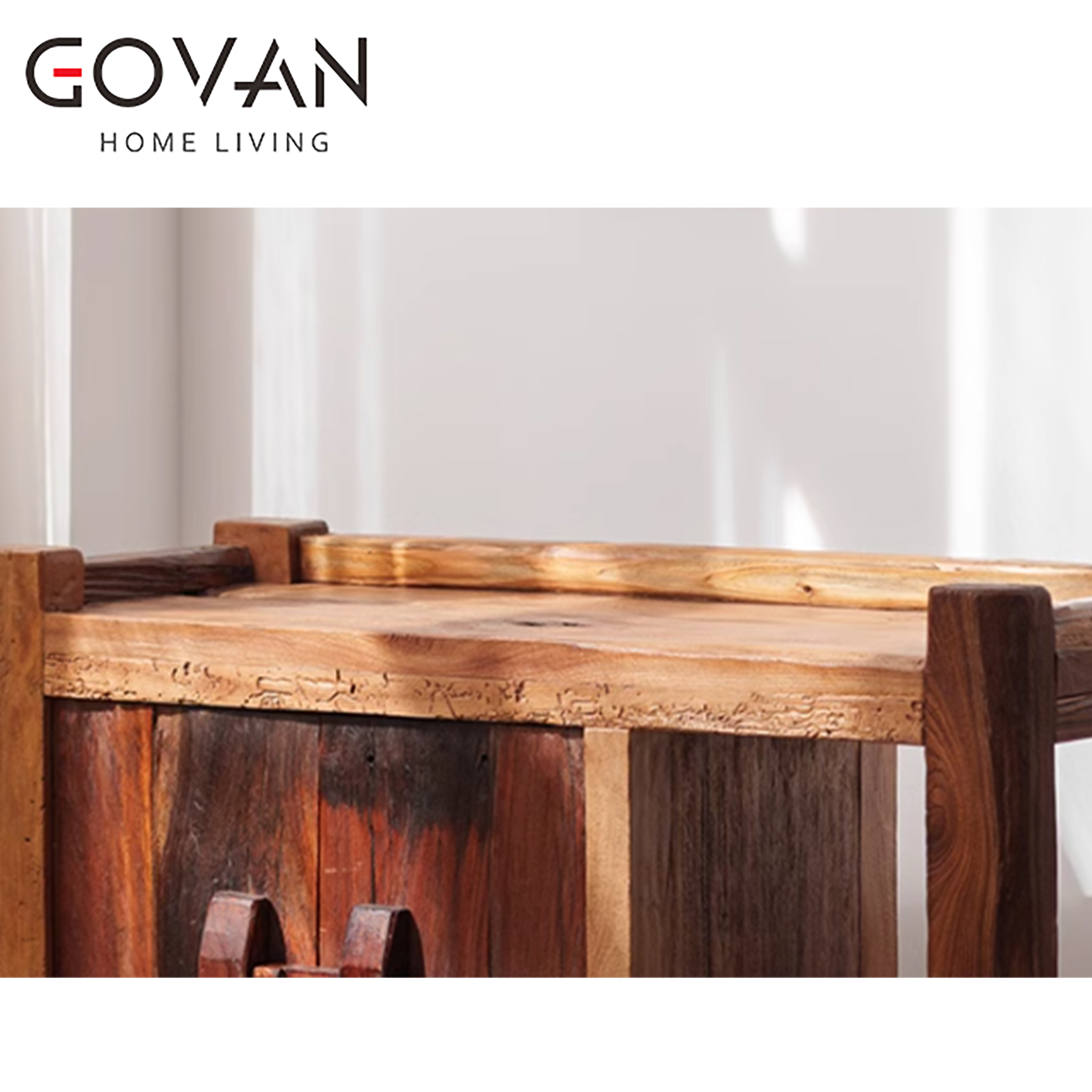 Wooden Furniture-Bedside Cupboard-Static Wood Side Cabinet
