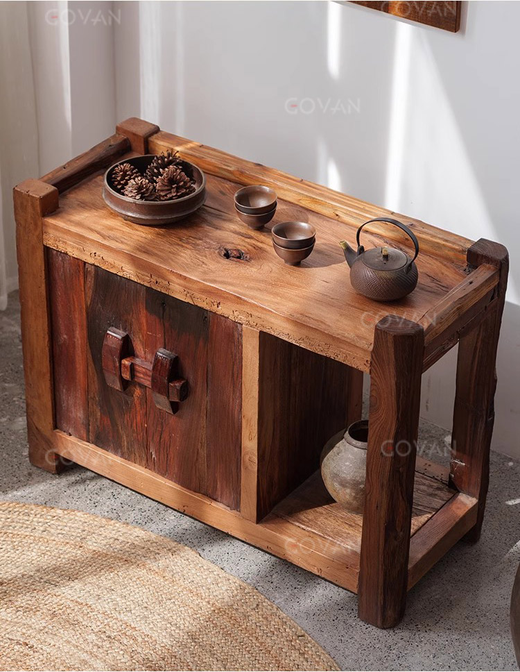 Wooden Furniture-Bedside Cupboard-Static Wood Side Cabinet