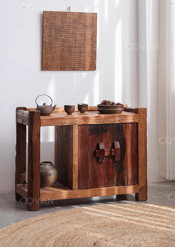 Wooden Furniture-Bedside Cupboard-Static Wood Side Cabinet