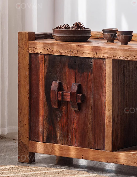 Wooden Furniture-Bedside Cupboard-Static Wood Side Cabinet