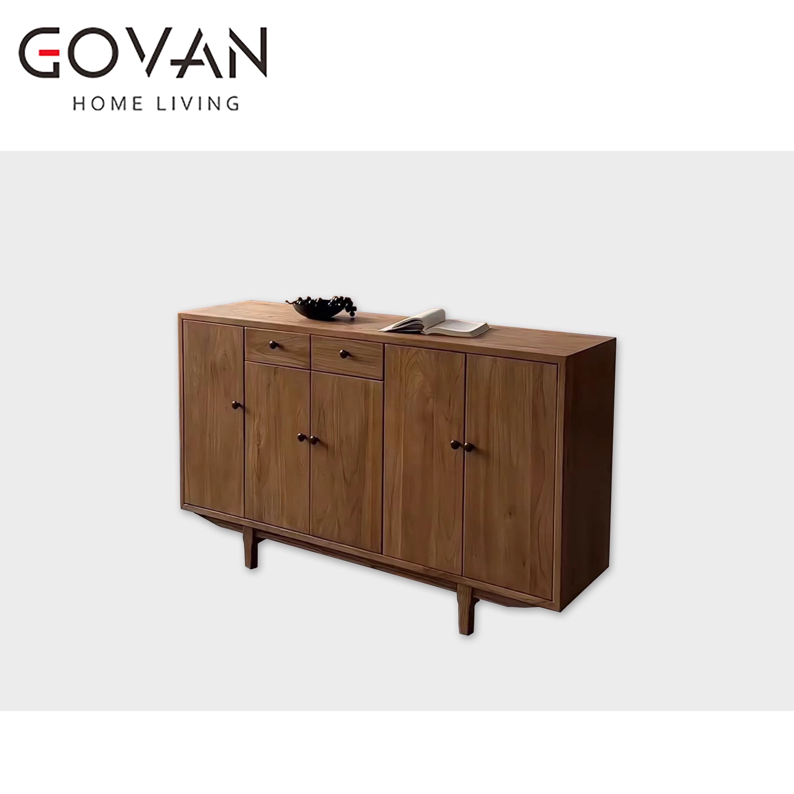 Wooden Furniture-Sideboard-Old Elm Side Cabinet