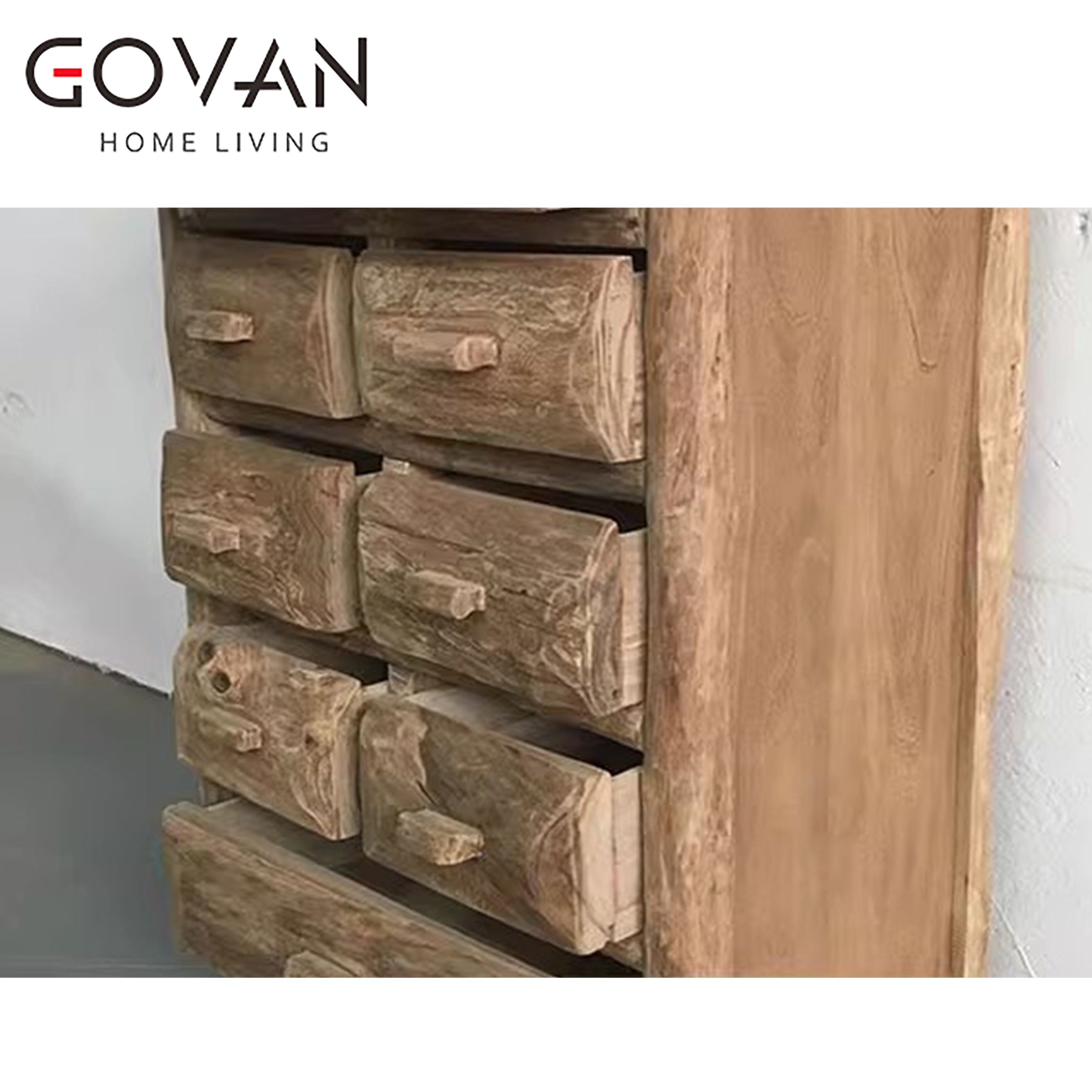 Wooden Furniture-Sideboard-Ecological Solid Wood Nine Bucket Cabinet