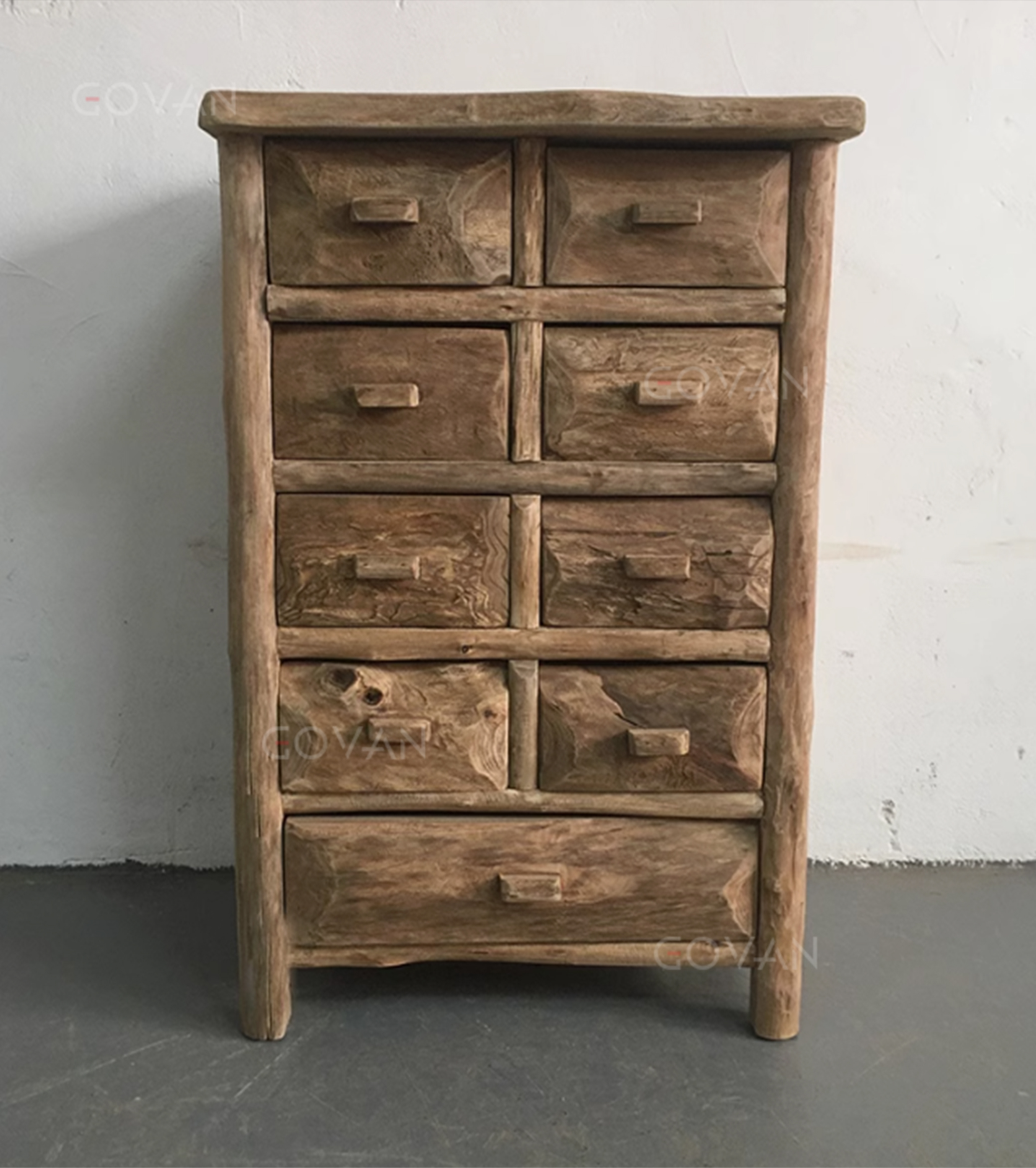 Wooden Furniture-Sideboard-Ecological Solid Wood Nine Bucket Cabinet