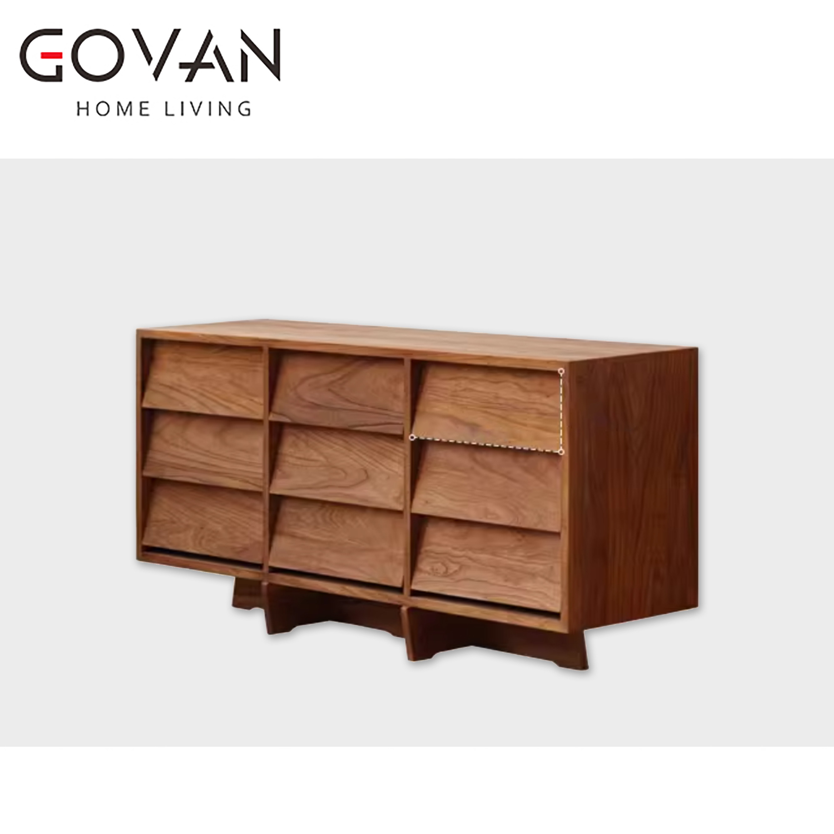 Wooden Furniture-Sideboard-Old Wooden Nine-Bucket Cabinet