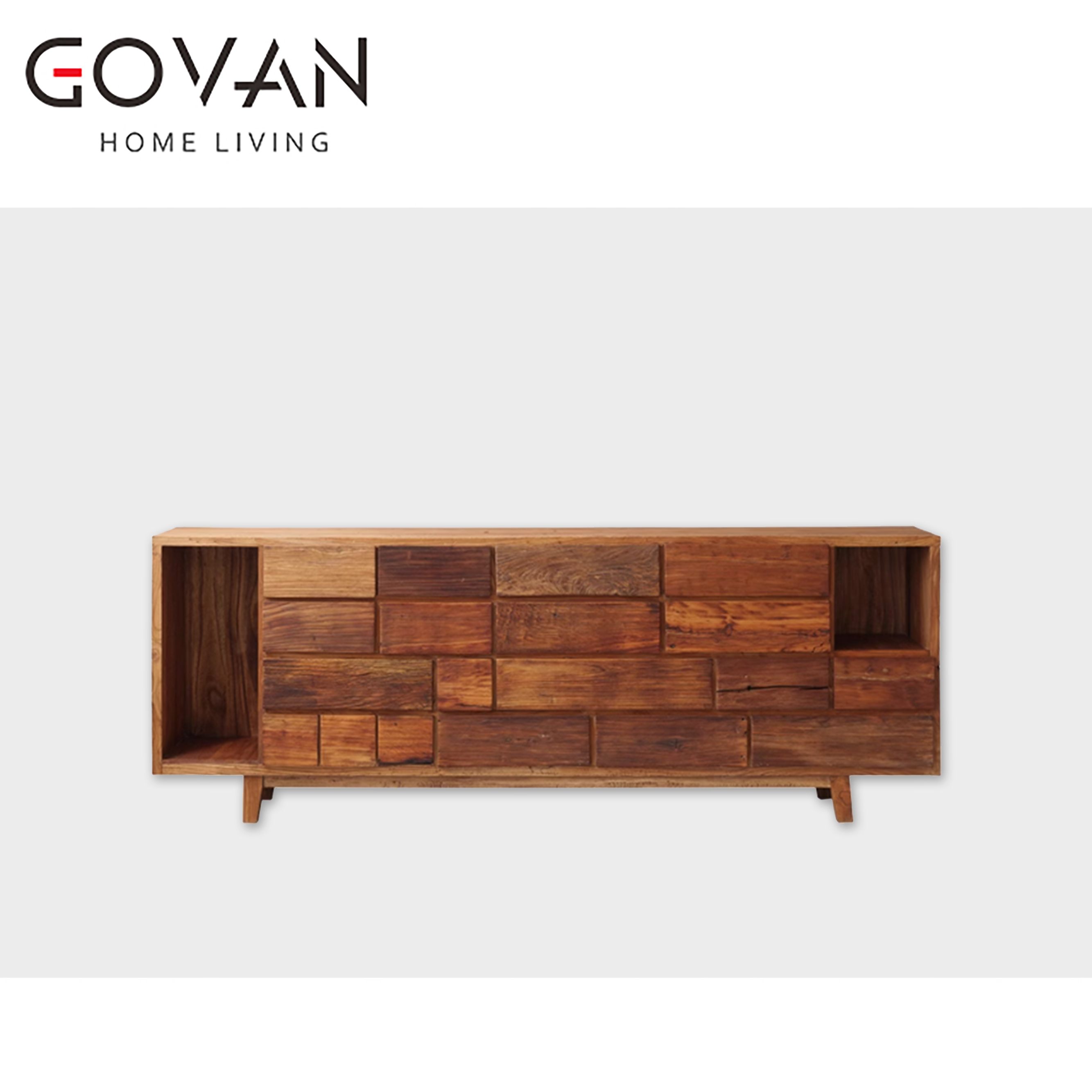 Wooden Furniture-Sideboard-Retro Zen Decorated Porch Cabinet