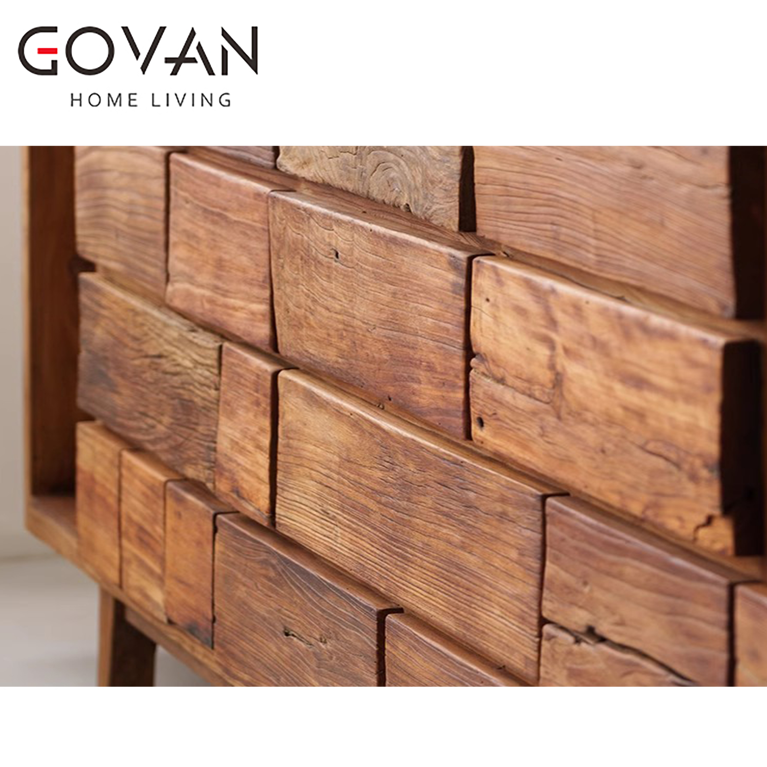 Wooden Furniture-Sideboard-Retro Zen Decorated Porch Cabinet