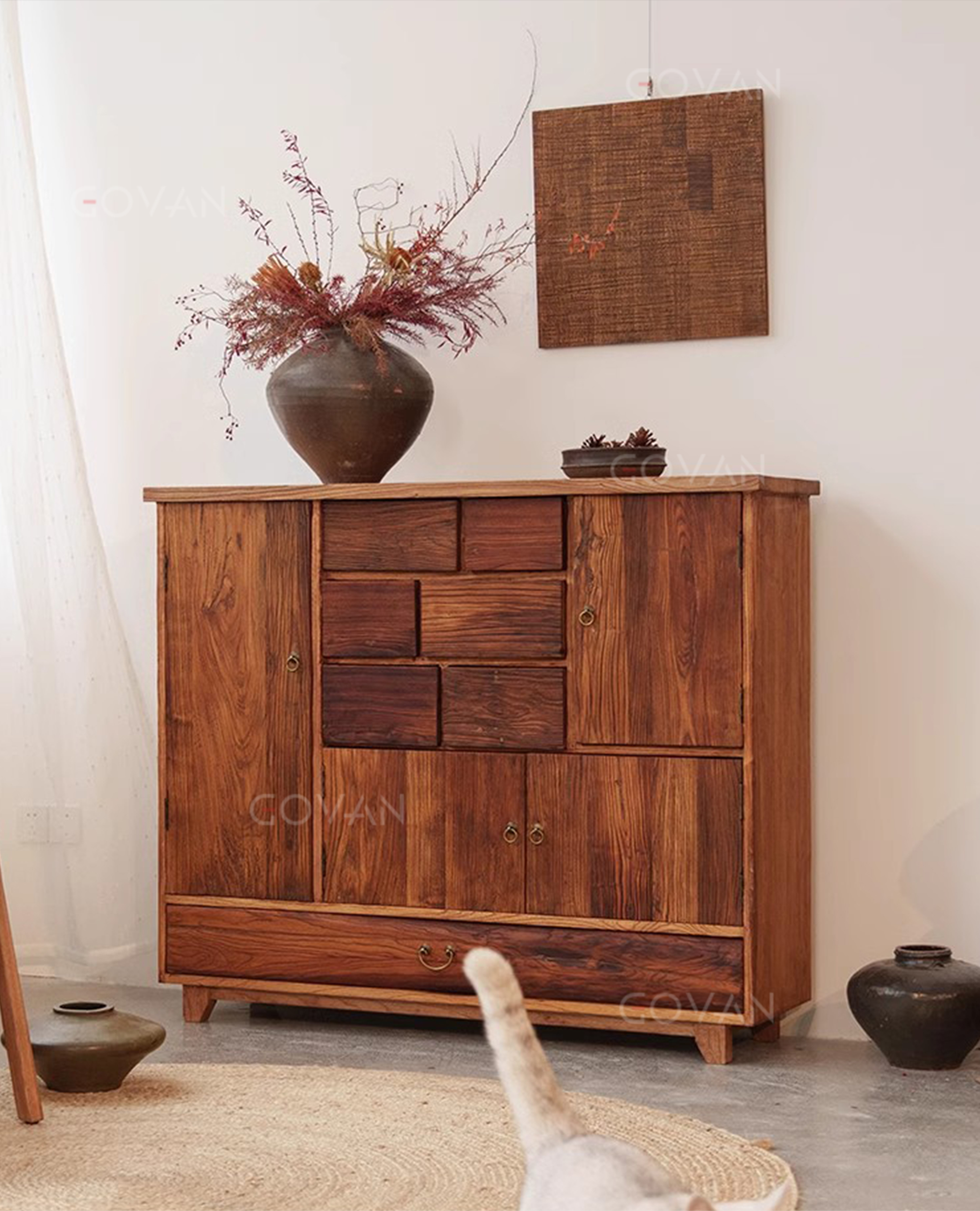 Wooden Furniture-Sideboard-Mountain Wood Side Cabinet