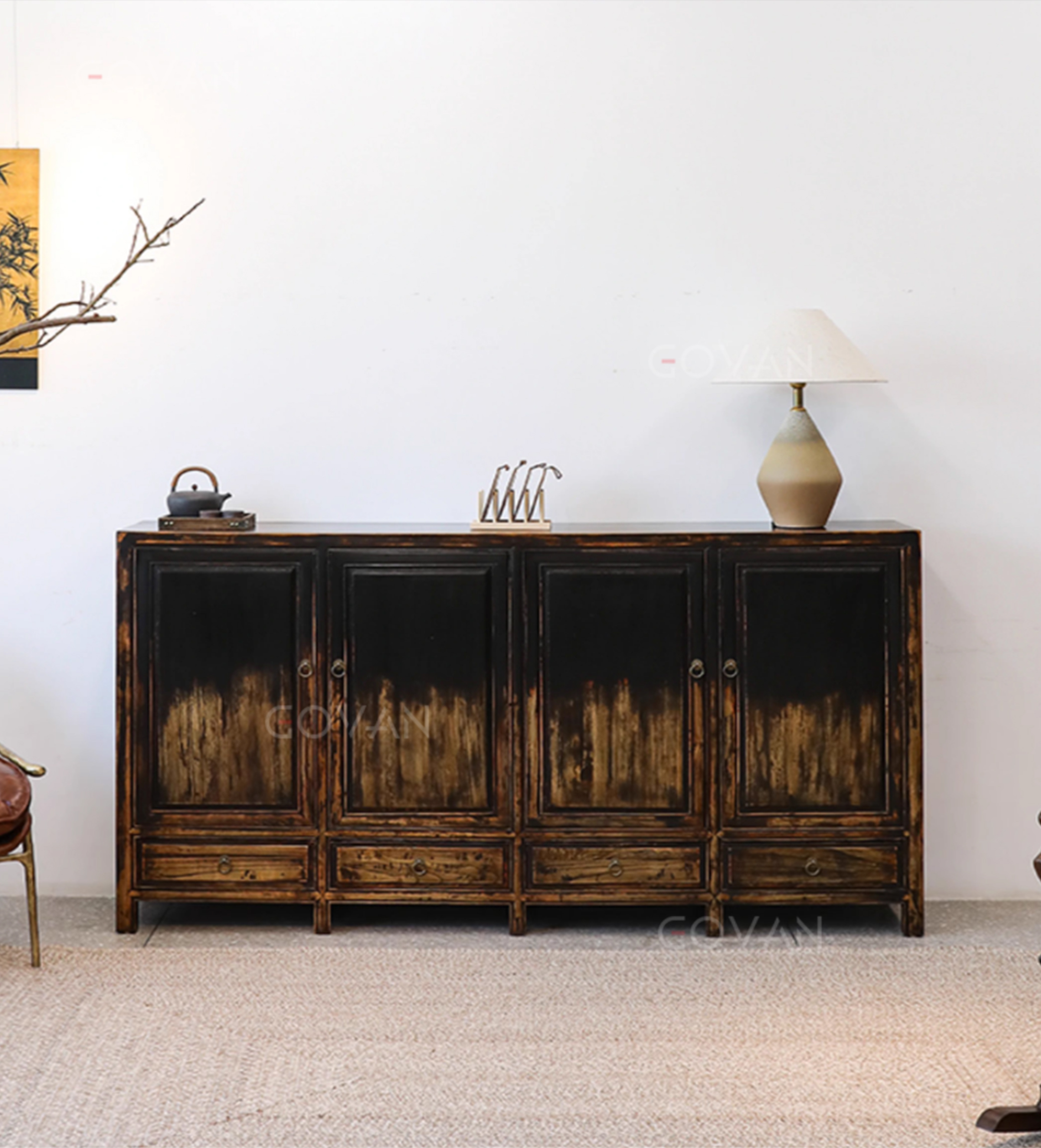 Wooden Furniture-Sideboard-Antique Entrance Cabinet