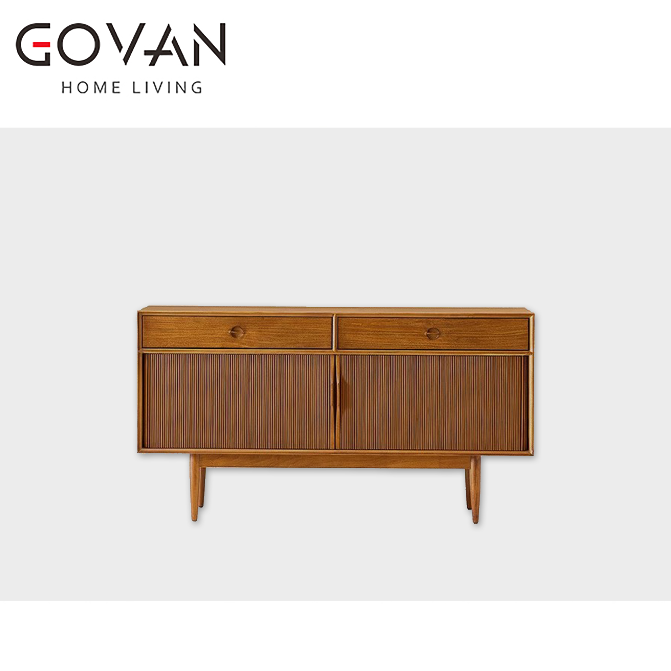 Wooden Furniture-Sideboard-Vintage Solid Wood Bucket Cabinet 1